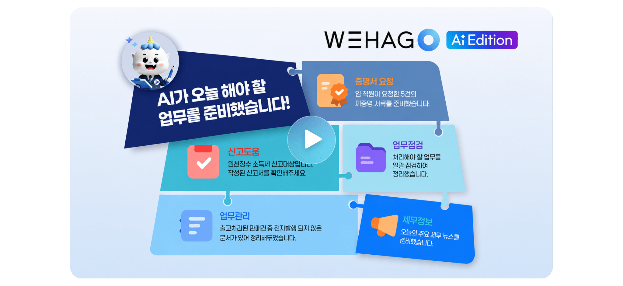 AI Edition 소개 영상 재생